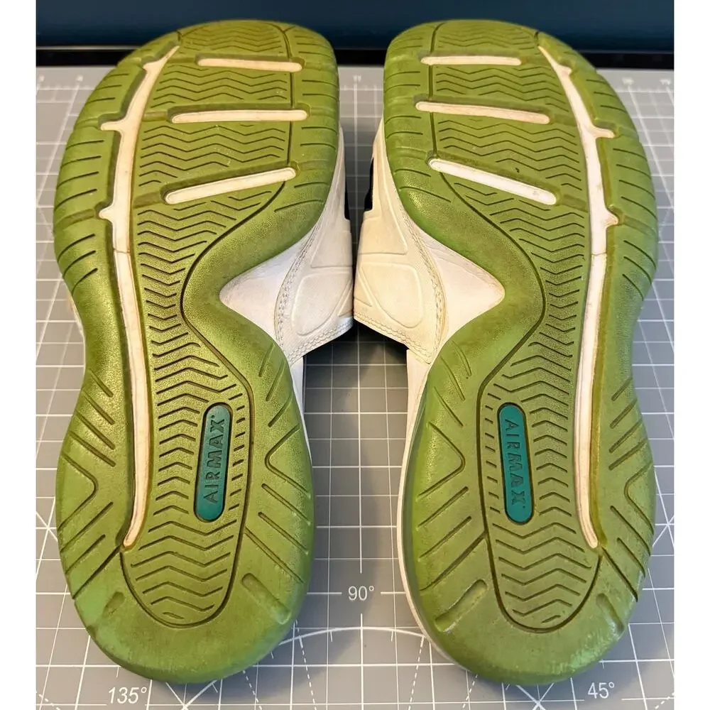 Nike LeBron Air Max Comfort Slide Men's White Green Teal Size 11